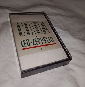 Vintage Led Zeppelin Coda Music Cassette Tape 1982.  In good working condition